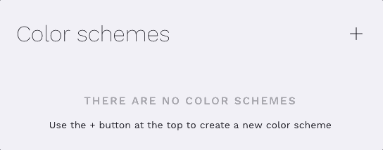Create color scheme
